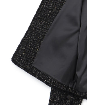 GIOLICA ボタン ツイード ジャケット