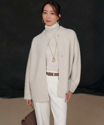 スエード キルティング ショルダーバッグ