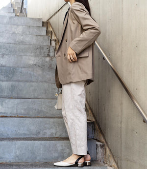 サイロツイルダブルボタンジャケット