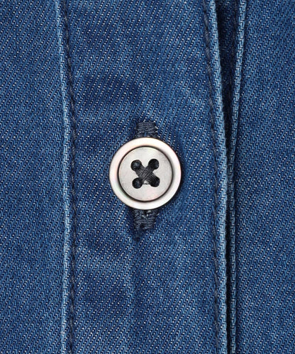 ライトダンガリー デニムシャツ