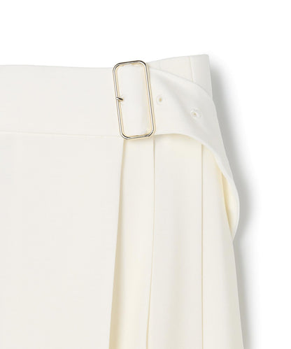 ZEPHYR / ウールライクアシンメトリープリーツスカート