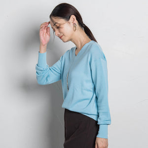 Brisbane Vネックニットプルオーバー≪11号あり≫