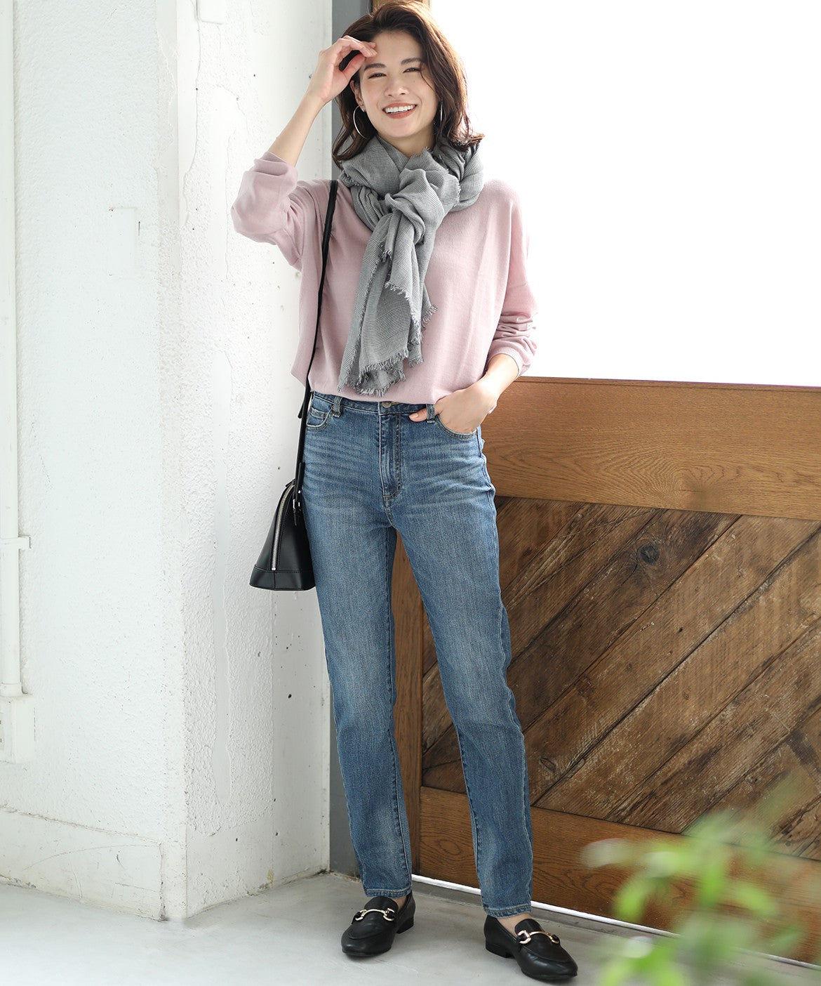 【WEB限定】大人フィットな脚長スリムストレート