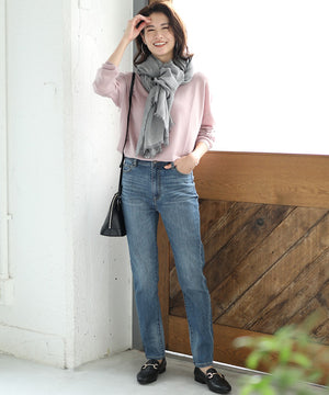 【WEB限定】大人フィットな脚長スリムストレート