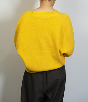 デザイン編みニットカーディガン