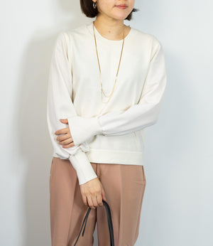 布帛切り替えコンパクトニット