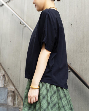 半袖コクーンカットソー