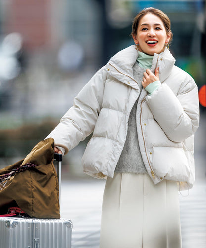 コットンカシミヤ タートルネックカットソー