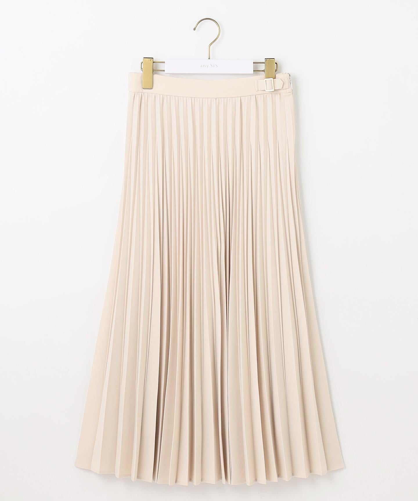 ウーステッドエステル  プリーツスカート