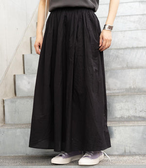 コットンキャンブリックギャザースカート