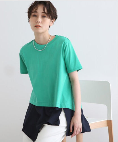 アシメシャツコンビTシャツ