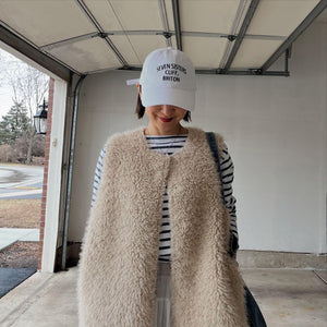 レタリング刺繍キャップ