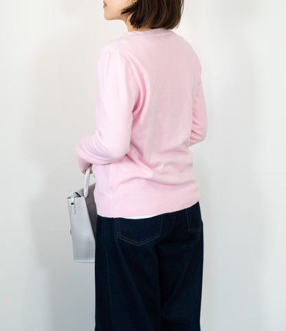 ソフトタッチクルーネックニット