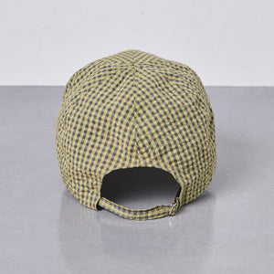 ギンガムチェック キャップ UV