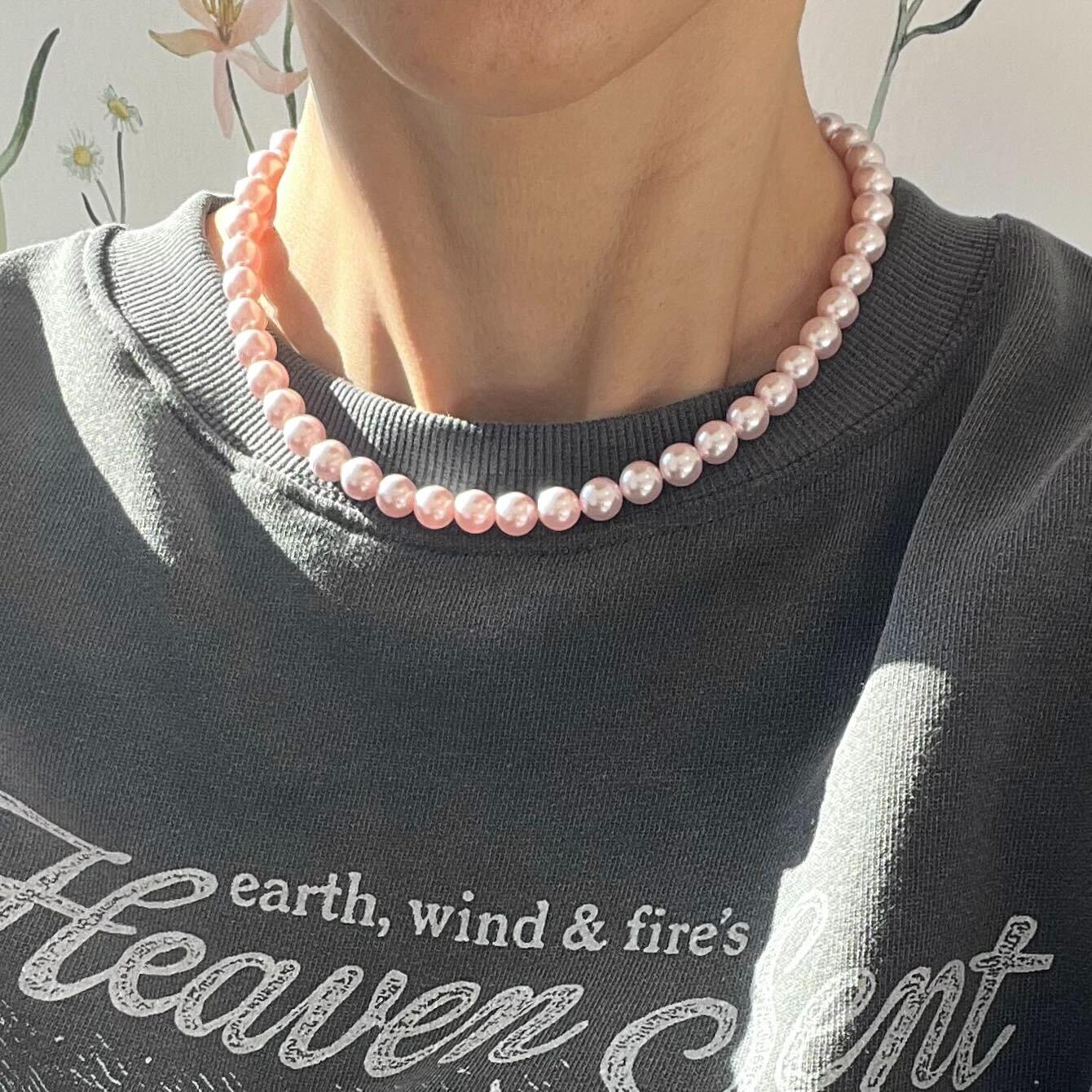 ピンクパールネックレス