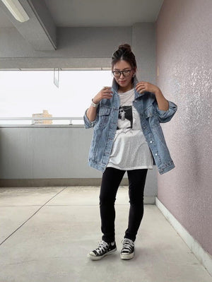オーバーデニムジャケット