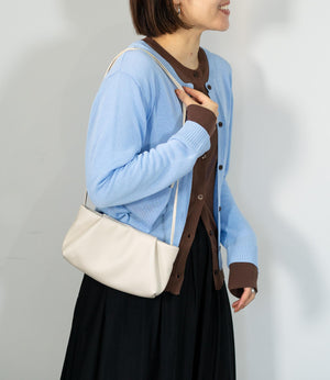 レイヤード風バイカラーカーディガン