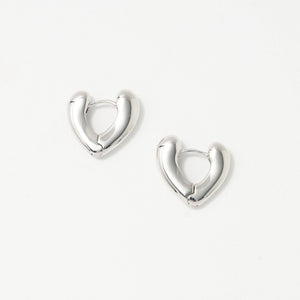 ハート フープ ピアス