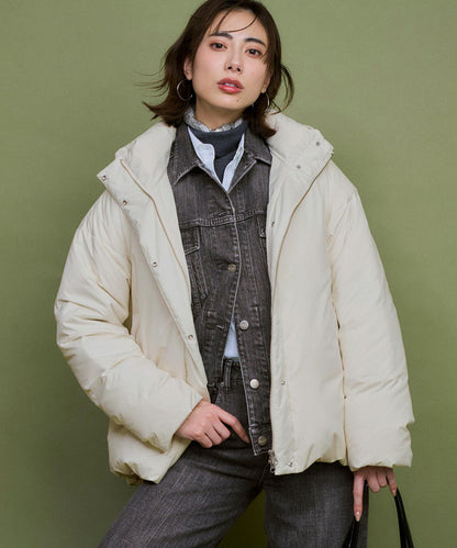 ステッチレス フーデット ダウン