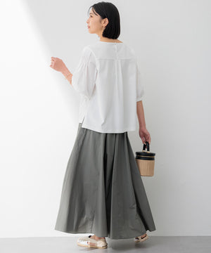 スムースデザイン パフスリーブ カットソー