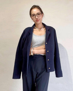 ニットジャケット