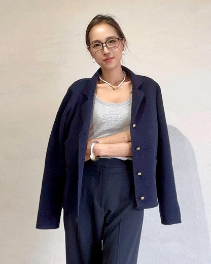 ニットジャケット