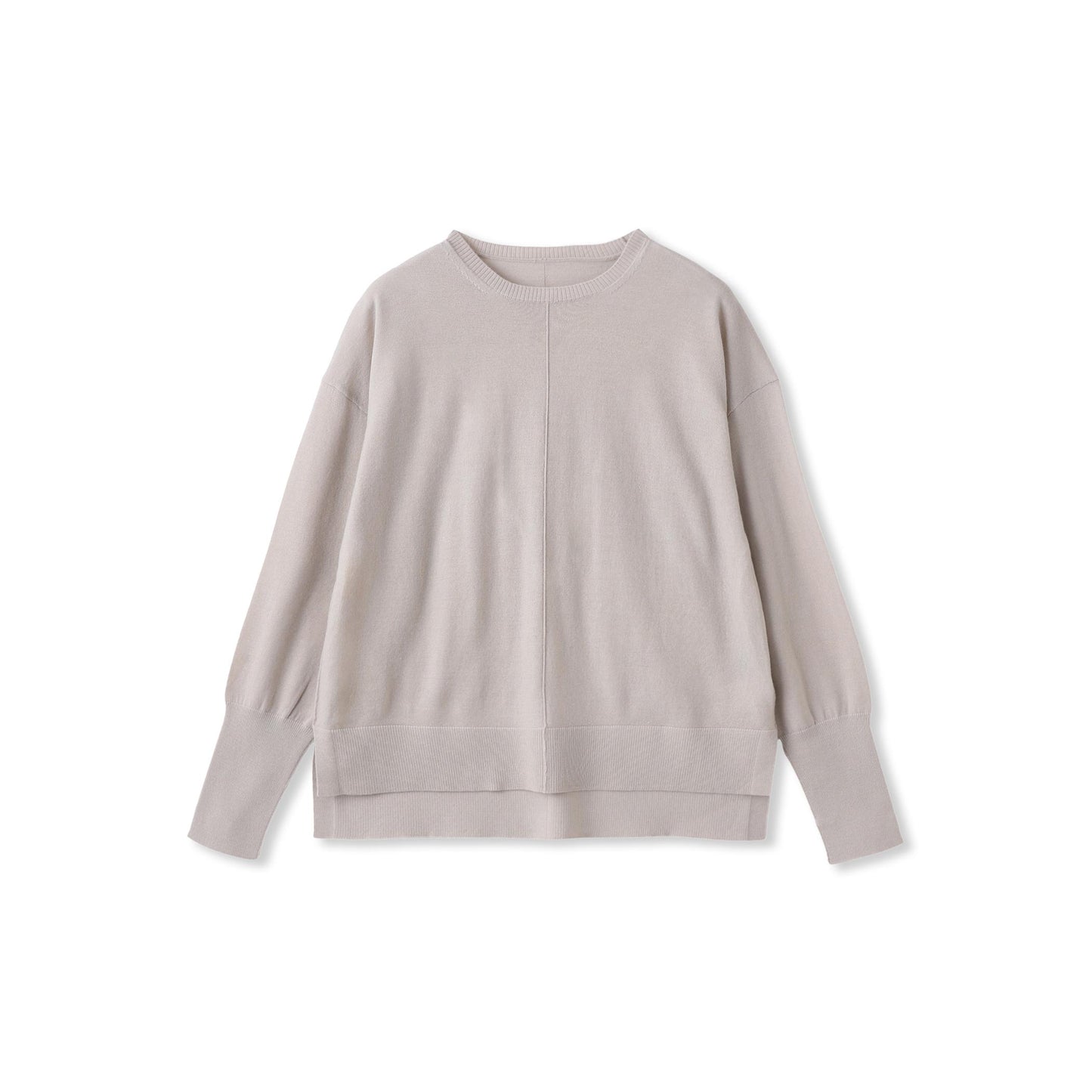 【WEB限定】ベーシックウールクルーネックニット≪洗える≫