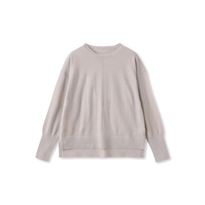 【WEB限定】ベーシックウールクルーネックニット≪洗える≫