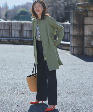 23区DENIM ストレッチ ワイドパンツ