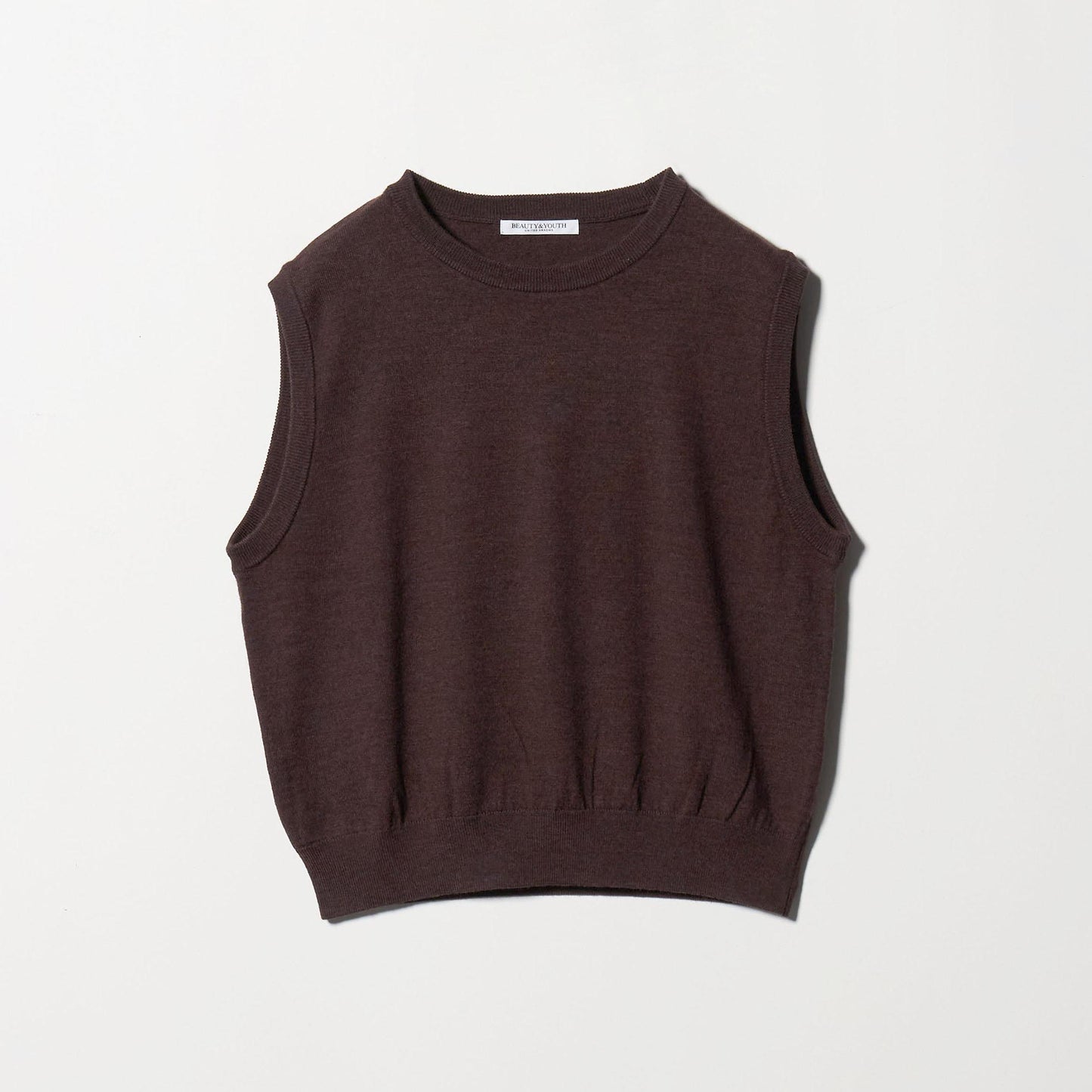 ウール アーガイル&ソリッドベスト