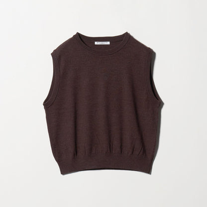 ウール アーガイル&ソリッドベスト