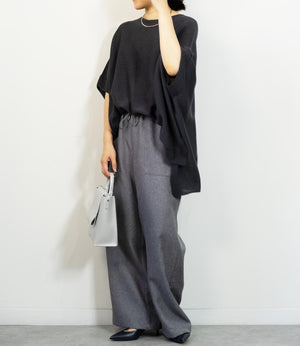 ツイードライクイージーパンツ