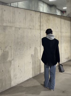 ルーズフィットワイドジーンズ