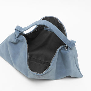 スエードライク スクエア ショルダーバッグ