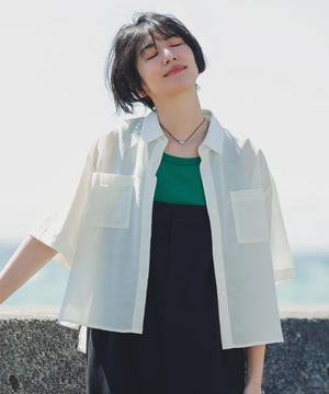 シアーテックリネンシャツ