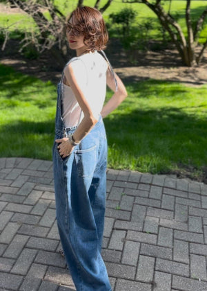 デニムサロペット