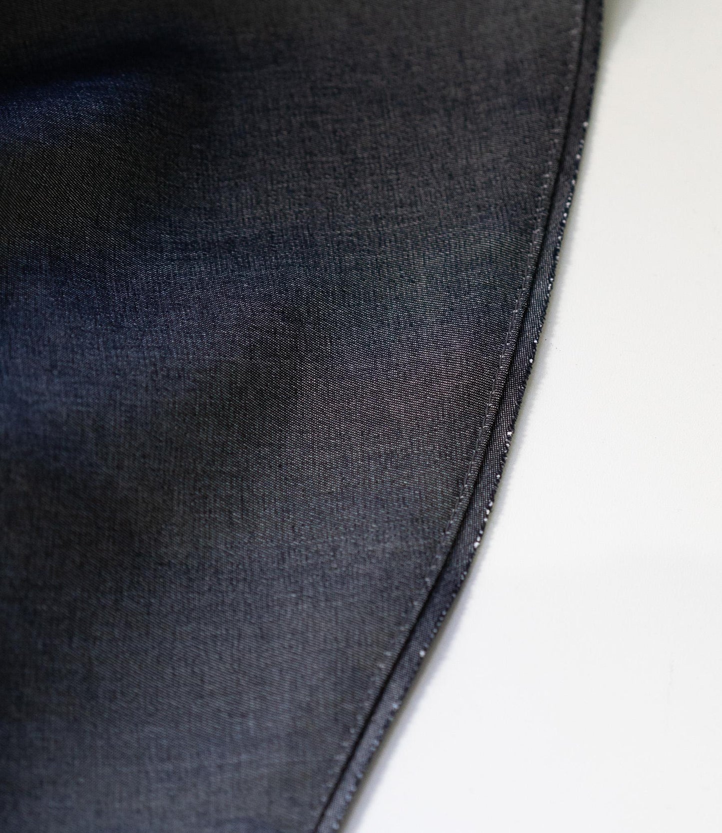 シャンブレーパネルスカート