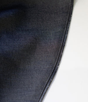 シャンブレーパネルスカート