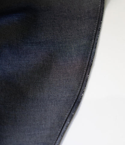 シャンブレーパネルスカート