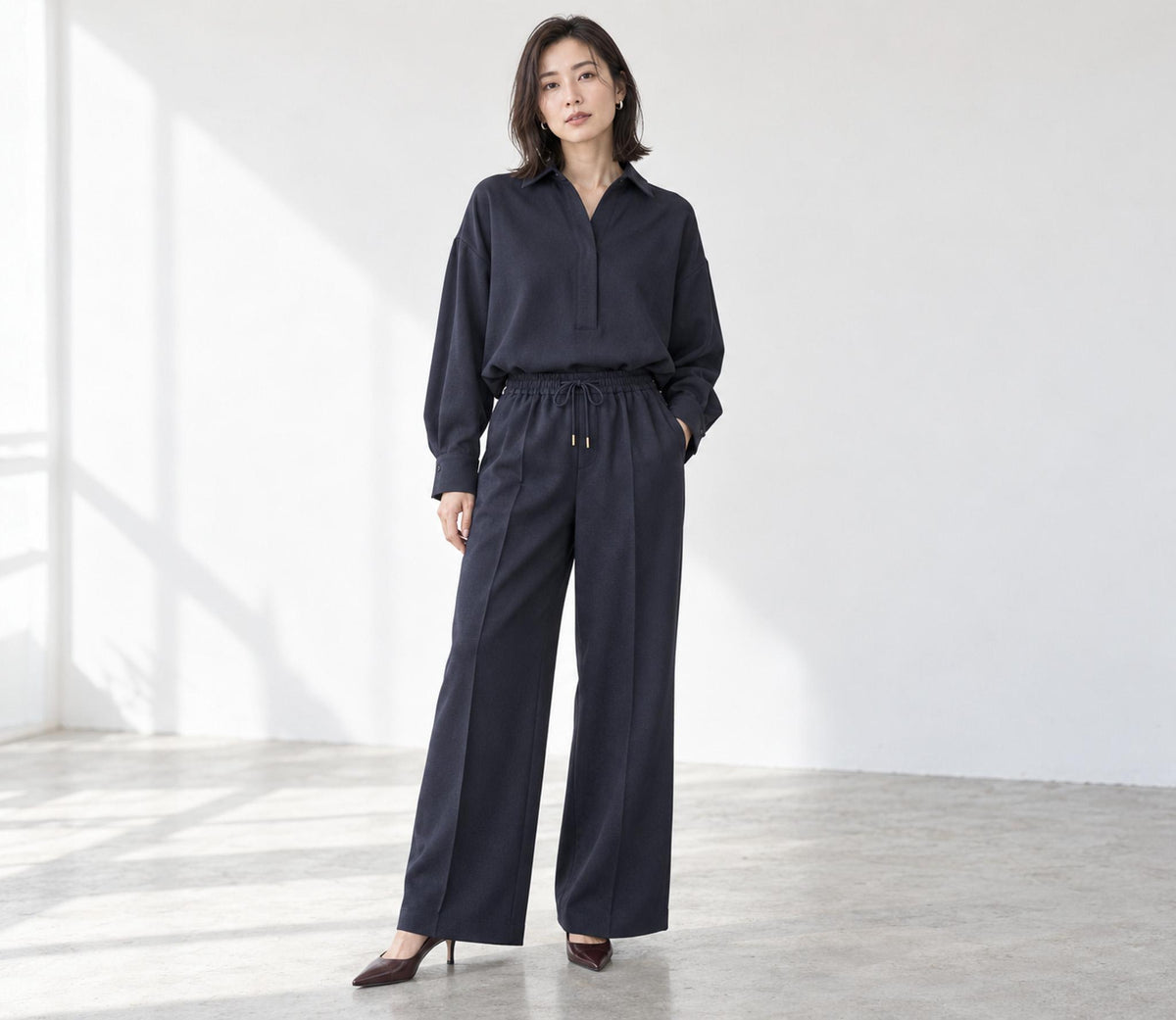 スキッパーカルゼセットアップ
