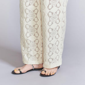 コットンナイロン レースパンツ