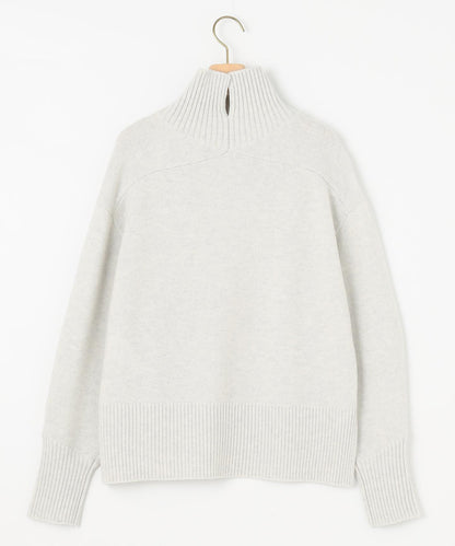 ウールカシミヤミックス ロールネック ニット