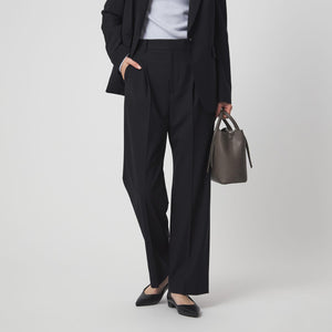 ［size SHORT/TALLあり］カチリラ ストレート パンツ ウォッシャブル ストレッチ