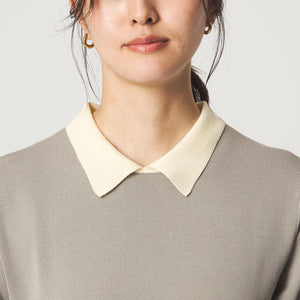 ハイショク エリツキ ニット ワンピース