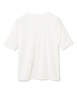 トリコットシフォン ハーフスリーブカットソー