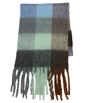 ボリュームフリンジマフラー