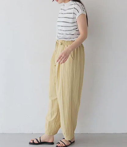 チュールレイヤードボーダーニット