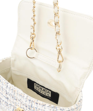 GIOLICA ツイードミニ ショルダーバッグ