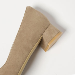 ポインテッド バックル パンプス 晴雨兼用 撥水