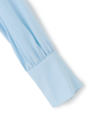 セルロースシルクビエラ ボウタイ付きブラウス